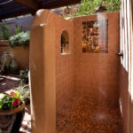 Sonoran Classic Builders outdoor shower featured on Houzz